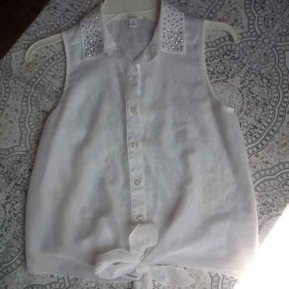 SHEER sleeveless sparkle top - Picture 11 of 11